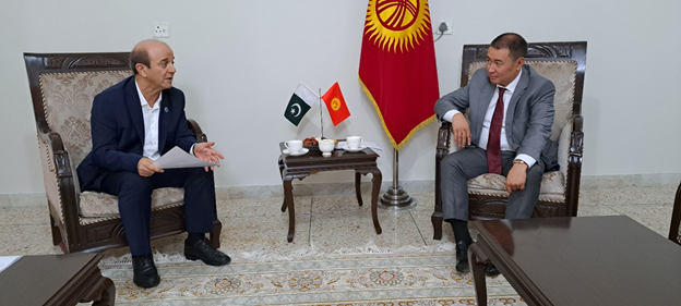 President ECOSF Called Upon the Ambassador of Kyrgyz Republic in Islamabad (Aug 21, 2023)