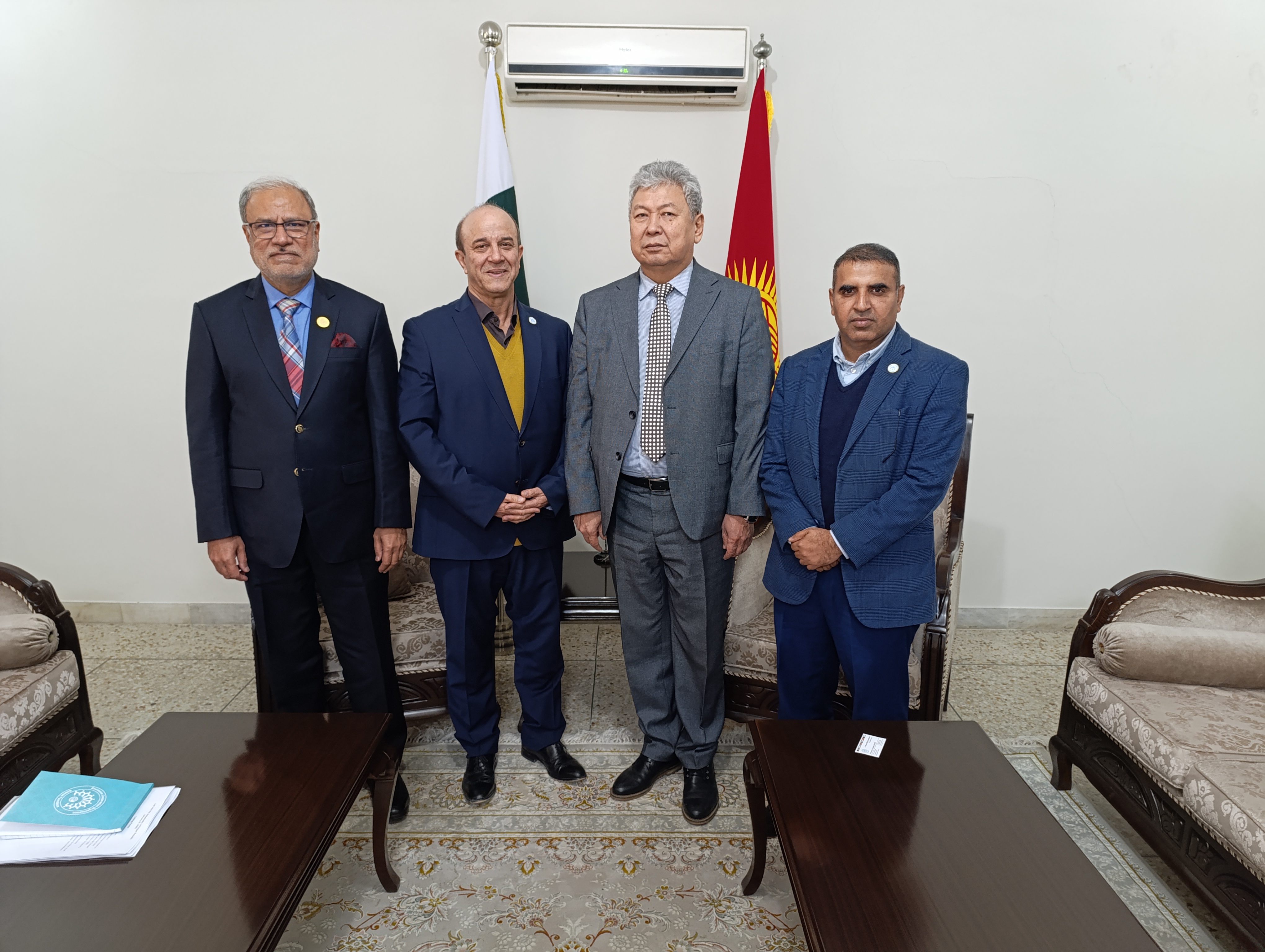 President ECOSF Called Upon the New Ambassador of Kyrgyz Republic in Islamabad