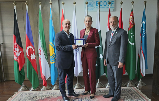 The Ambassador of Northern Cyprus Paid her maiden Visit to ECOSF Secretariat
